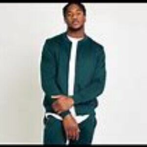 Good Councel Pippen track jacket with gold zip 2xl GREEN